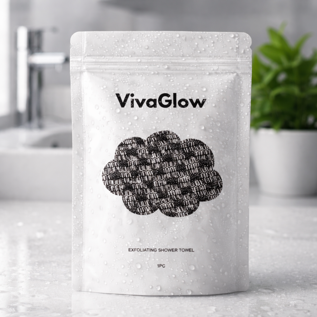VivaGlow Exfoliating Antibacterial Towel